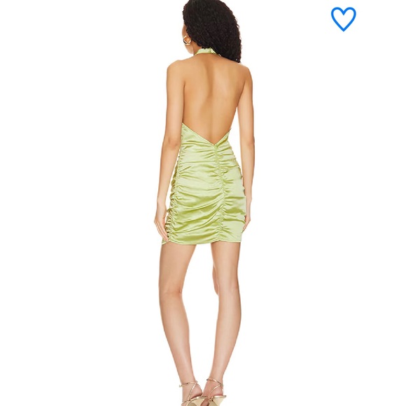 brooke drape halter dress - Picture 2 of 8